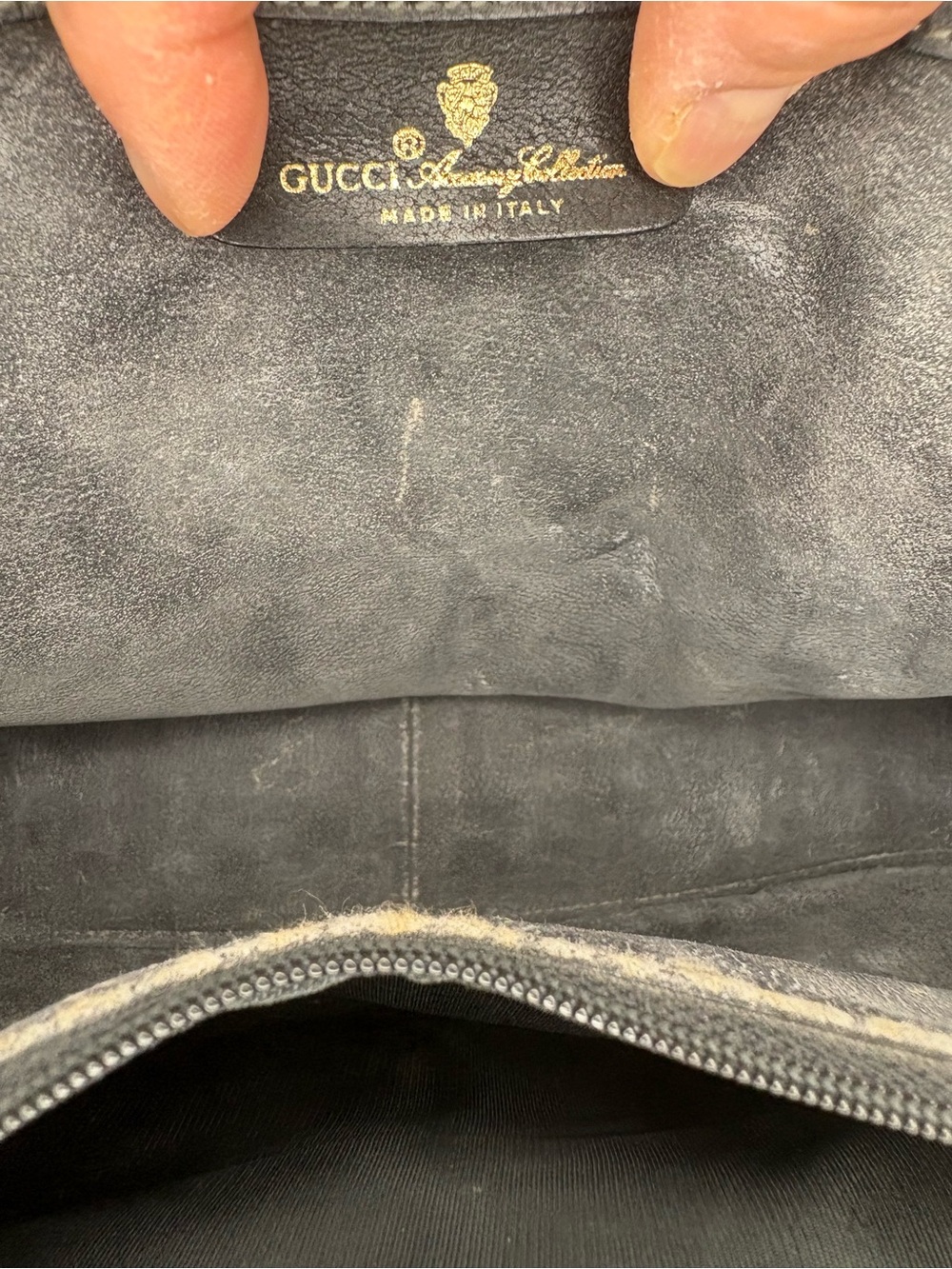 Gucci Vintage GG Monogram Supreme Sherry Web Ophidia Crossbody Bag w COA - Picture 12 of 16